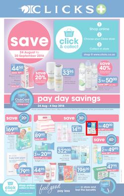 Clicks : Save (24 Aug - 20 Sep 2016), page 1