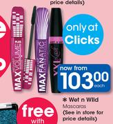 Wet n Wild Mascaras-Each
