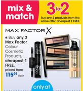 Max Factor Colour Cosmetic Products-Each