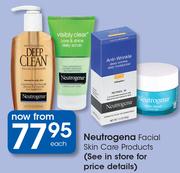Neutrogena Facial Skin Care Products-Each