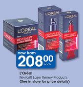 L'Oreal Revitalift Laser Renew Products-Each