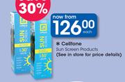 Celltone Sun Screen Products-Each