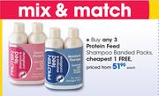 Protein Feed Shampoo Banded Pack-Each