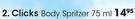 Clicks Body Spritzer-75ml
