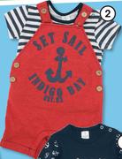 Clicks Boys Dungaree Set