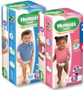 Huggies Gold Disposable Nappies Jumbo Pack Boy Or Girl-Per Pack
