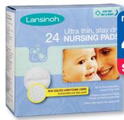 Lansinoh 24 Disposable Breast Pads-Per Pack
