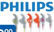 Philips Action Fit Earphones-Per pair