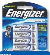 Energizer AA Lithium Batteries-16's pack