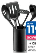 Clicks 4 Piece Nylon Tools In Holder-Per Set