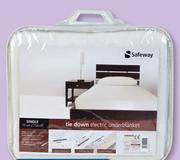 Safeway Tie Down Electic Blanket Single, Double Or Queen-Each