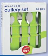 Clicks 16 Piece Cutlery Set-Per Set