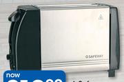 Safeway 2-Slice Stainless Steel Toaster-Each