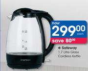 Safeway Glass Cordless Kettle-1.7Ltr Each