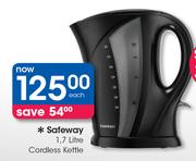 Safeway Cordless Kettle-1.7Ltr Each