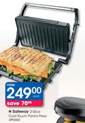 Safeway 2 Slice Cool Touch Panini Press SPP200S-Each