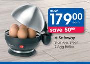 Safeway Stainless Steel 7 Egg Boiler-Each