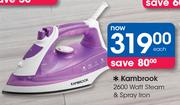 Kambrook 2600 Watt Steam & Spray Iron-Each