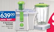 Kambrook Smartlife 2 In 1 Juicer And Blender-Each