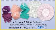 Clicks Bathroom Beauty Accessories & Shower Caps-Each