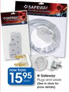 Safeway Plugs And Leads-Each