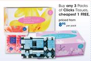 Clicks Tissues-Per Pack