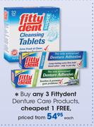 Fittydent Denture Care Products-Each