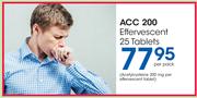 ACC 200 Effervescent 25 Tablets-Per Pack