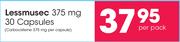 Lessmusec 375mg 30 Capsules-Per Pack