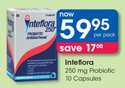 Inteflora 250 mg Probiotic 10 Capsules-Per Pack