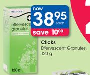 Clicks Effervescent Granules-120g Each