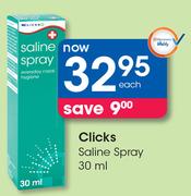 Clicks Saline Spray-30ml Each