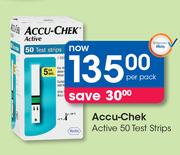 Accu-Check Active 50 Test Strips-Per Pack