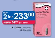 Clicks Menoforte 60 Capsules-For 2
