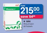 MNI Rheumalin 60 Tablets