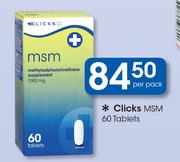Clicks MSM 60 Tablets