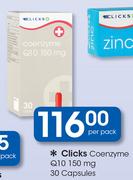 Clicks Coenzyme Q10 150mg-30 Capsules