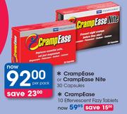 Crampease Or Crampease Nite-30 Capsules-Per Pack