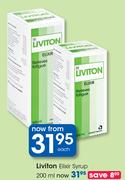 Liviton Elixir Syrup-200ml Each