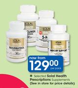 Solal Health Prescriptions Supplements-Per Pack
