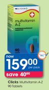 Clicks Multivitamin A-Z 90 Tablets