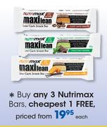Nutrimax Bars-Each