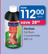 Herbex Fat Burn Concentrate-400ml