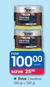Evox Creatine 100gm+100gm-Each