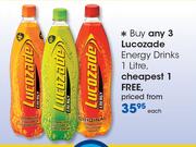 Lucozade Energy Drinks-1Ltr Each