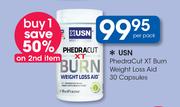 USN Phedracut XT Burn Weightloss Aid 30 Capsules-Per Pack