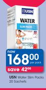 USN Water Slim Packs 20 Sachets