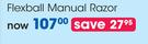 Gillette Flexball Manual Razor-Each