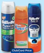 Gillette Fusion Shaving Gel-200ml Each