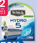 Schick Hydro5 4 Blades-Per Pack